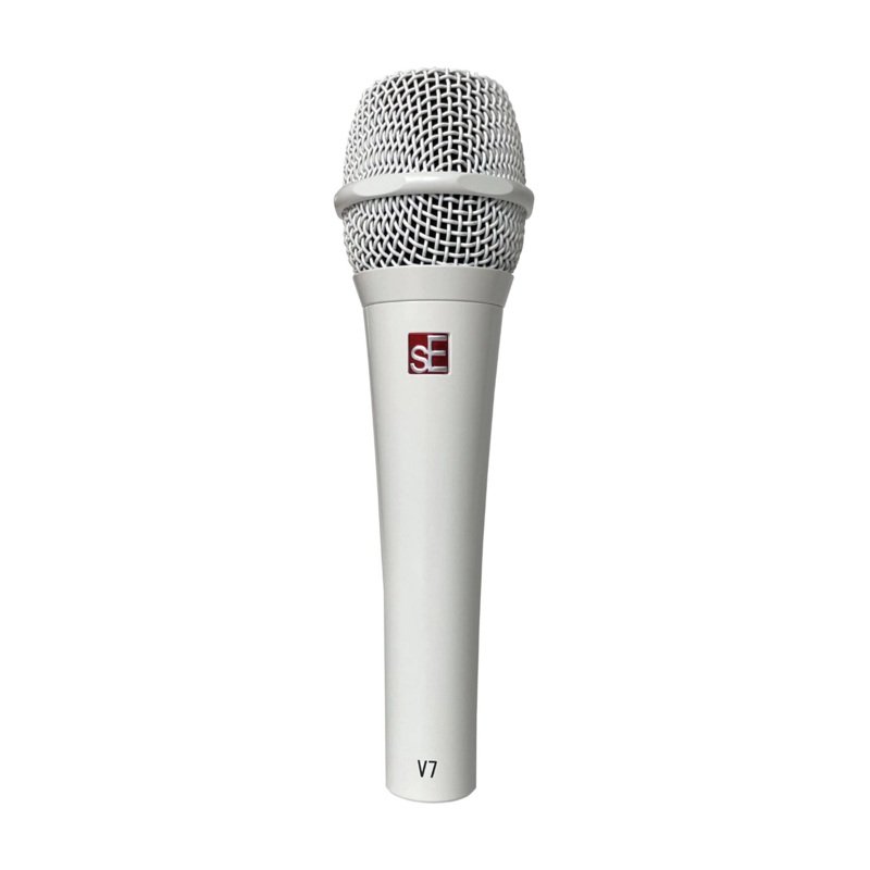 sE Electronics V7 Supercardioid Dynamic Handheld Vocal Microphone – White