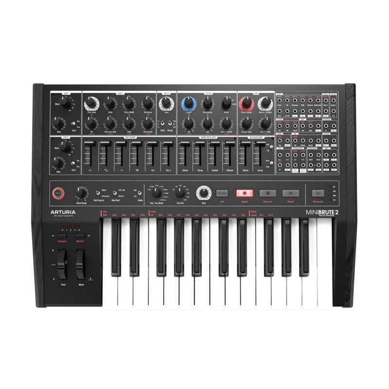 Arturia Minibrute 2 Semi-Modular Analog Synthesizer – Black