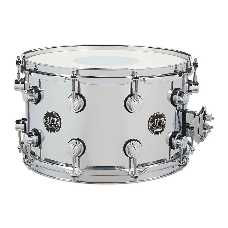 DW Performance Series Steel 8 x 14-inch Snare Drum – Polished