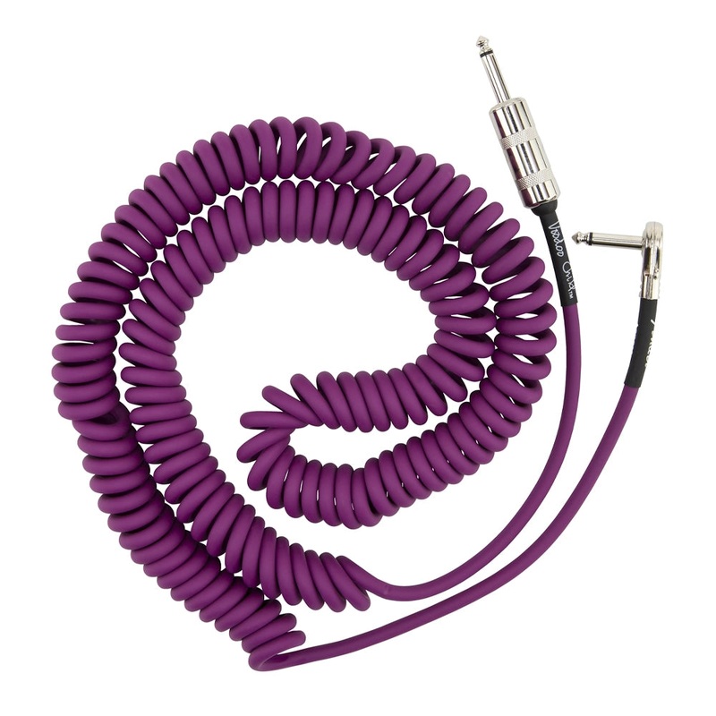 Fender Jimi Hendrix Voodoo Child Cable – Straight to Right Angle – 30′ Purple