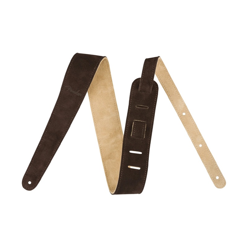 Fender Reversible Suede Guitar Strap – Brown/Tan