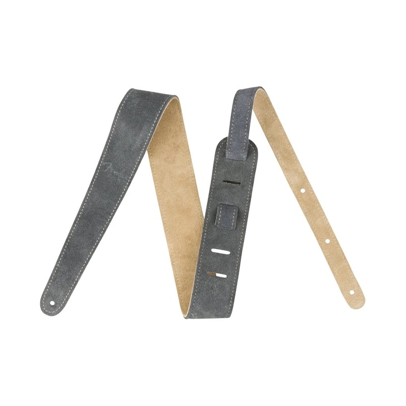 Fender Reversible Suede Guitar Strap – Gray/Tan