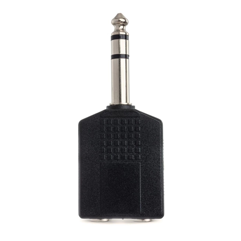 Hosa GPP-359 Dual 1/4 TRS Female To 1/4 TRS Male Adapter