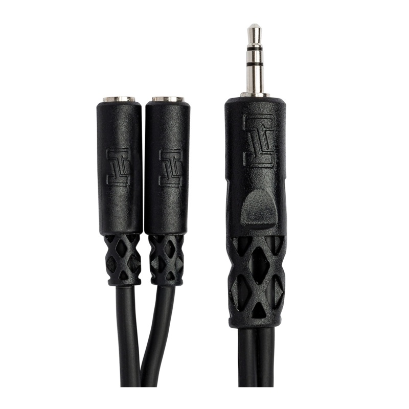 Hosa YMM-232 Y 1/8 Male TRS To Dual 1/8 Stereo Female Y Adapter Cable 6