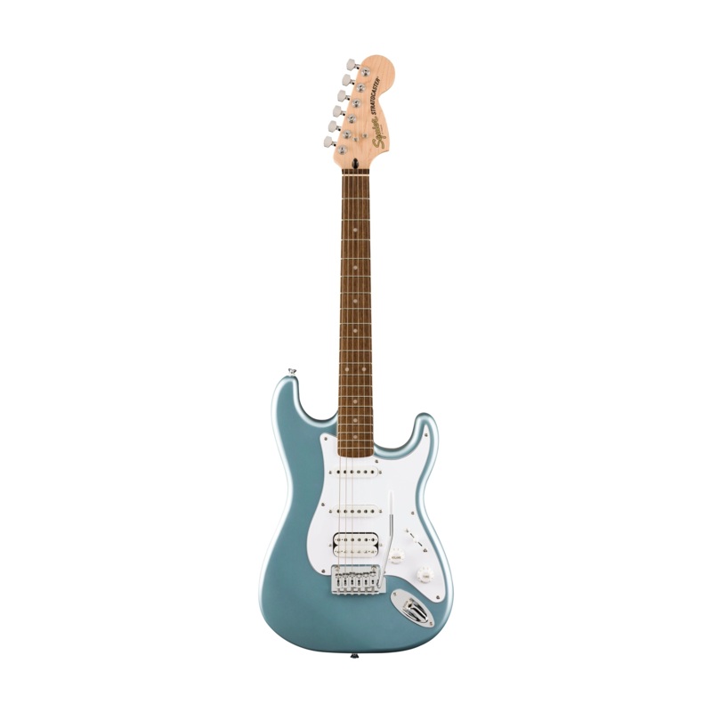 Squier Affinity Series Stratocaster Junior HSS Electric Guitar – Ice Blue Metallic