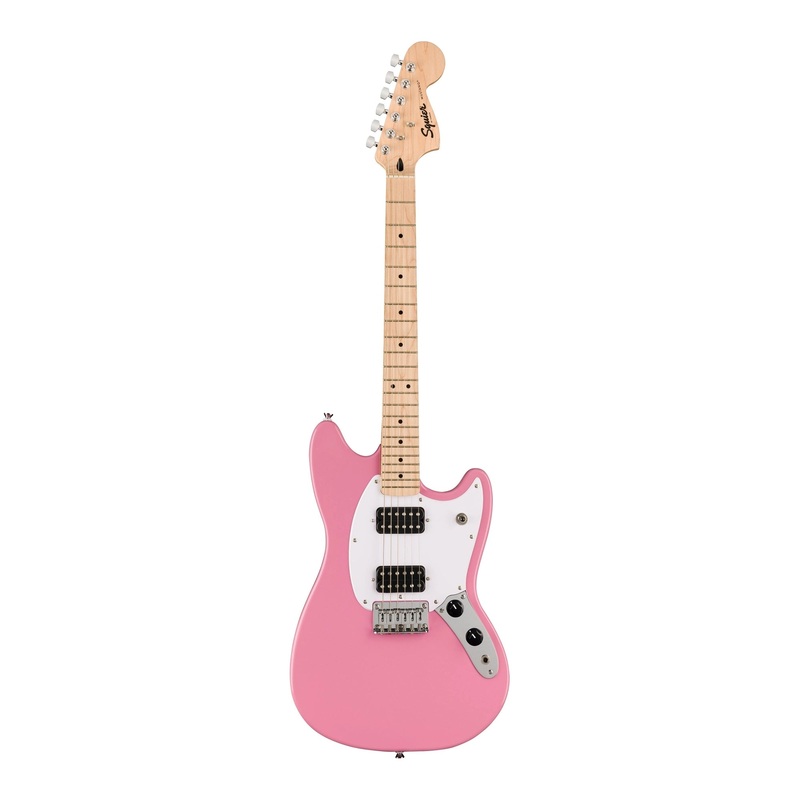 Squier Sonic Mustang HH Solidbody Electric Guitar – Flash Pink