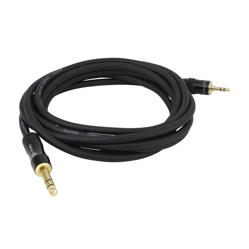 Blastking CQ35B-3 Stereo Interconnect 1/8 To 1/4 – 3 Ft