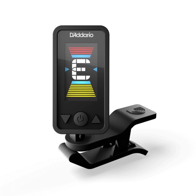 D’addario Eclipse Rechargeable Clip-On Tuner – Black