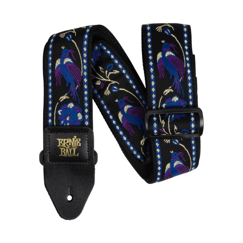 Ernie Ball Classic Jacquard Guitar Strap – Purple Pleasant Pheasant