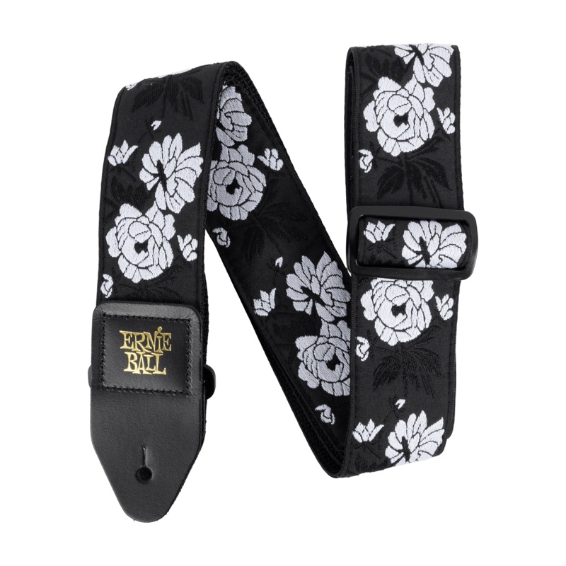 Ernie Ball Jacquard Guitar Strap – Vanilla Rose