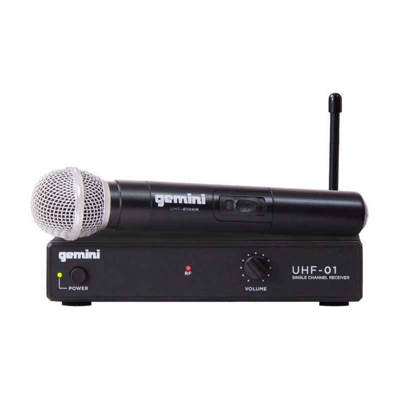 Gemini UHF-01M Wireless Handheld Microphone System F1