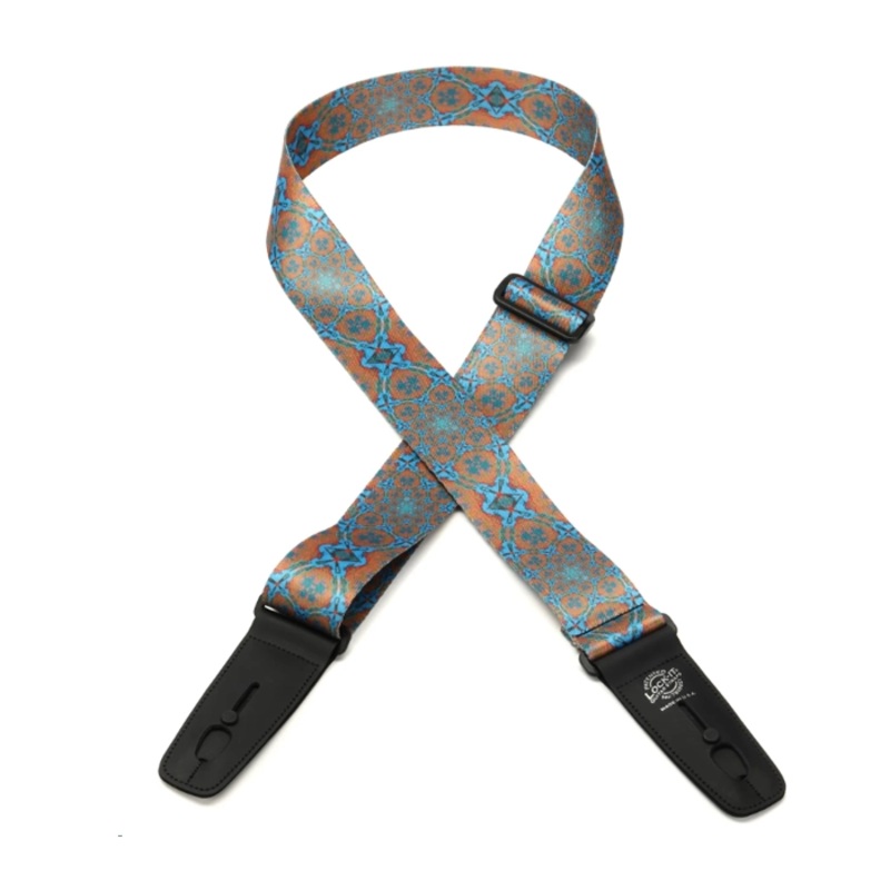 Lock-It Straps Psychedelic Guitar Strap W/ Locking Ends – Design #1