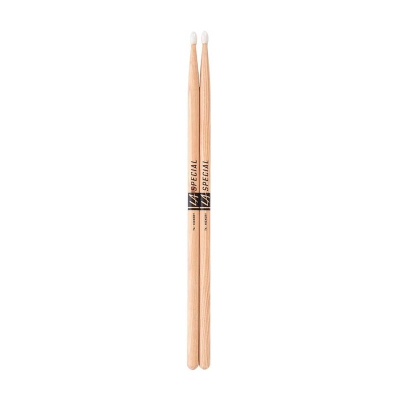 Promark LA Special 7a Unlabelled Drumstick – 16 Length; 0.512” Diameter