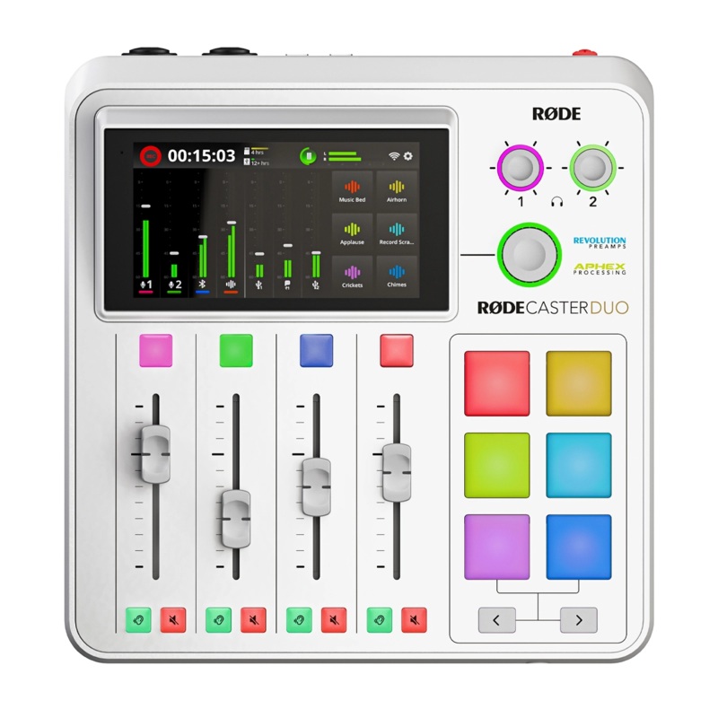 Rode RODECaster Duo Streaming Mixer – White