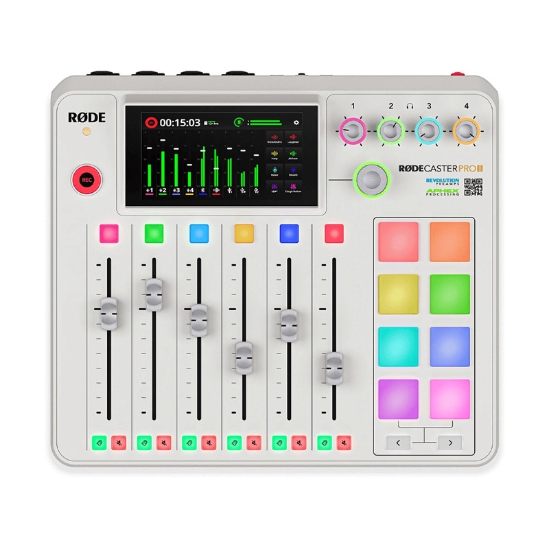 Rode RODECaster Pro II Podcast Production Console – White
