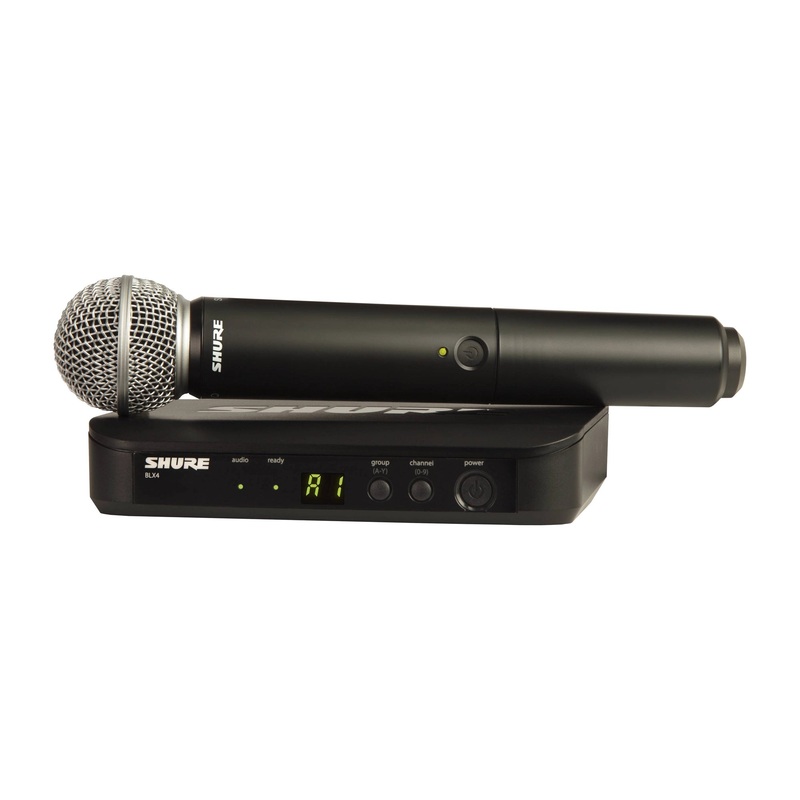 Shure BLX24/SM58 Wireless Handheld Microphone System – H11 Band