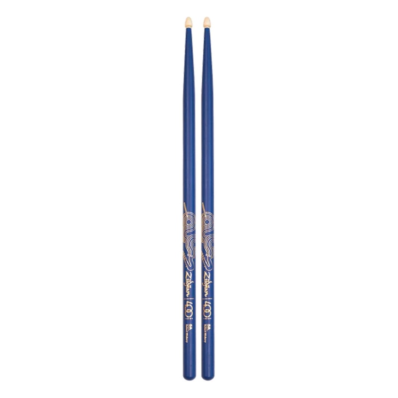 Zildjian 400th Anniversary Hickory 5A Drumsticks  – Painted Blue