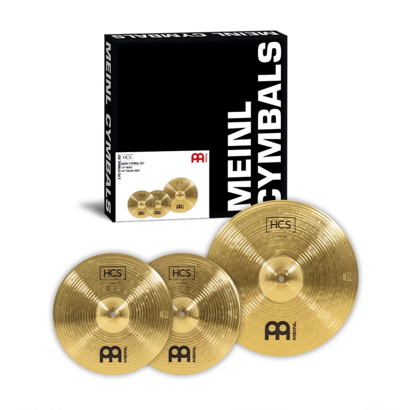 Meinl HCS 14 Hi-Hats and 18 Crash-Ride Cymbal Set