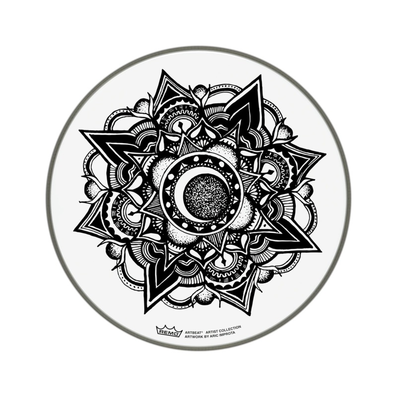 Remo 14 Emperor Artbeat Skyndeep Nocturnal Bloom Drum Head