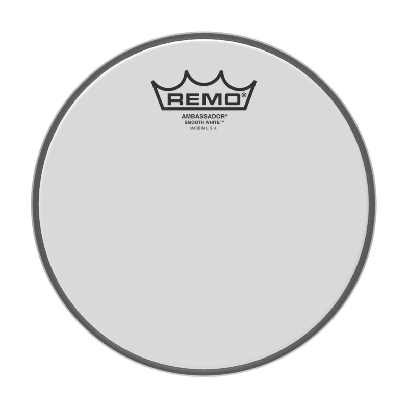 Remo 8 Ambassador Smooth White Drumhead