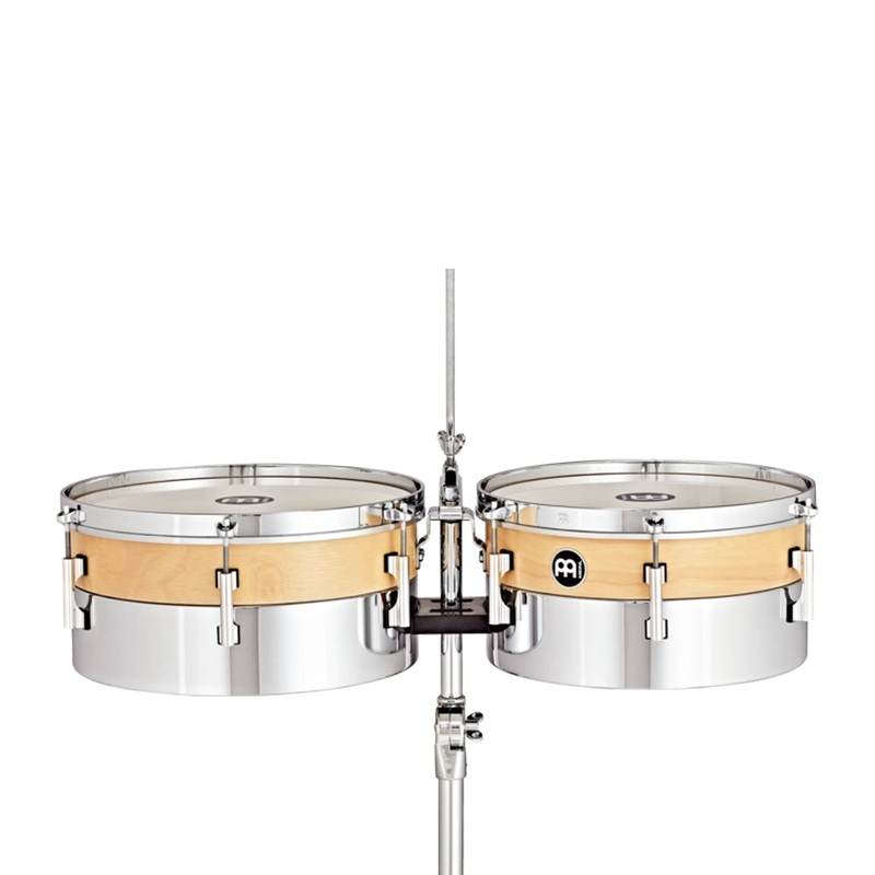 Siam Oak & Steel Hybrid 13 & 14 Timbales