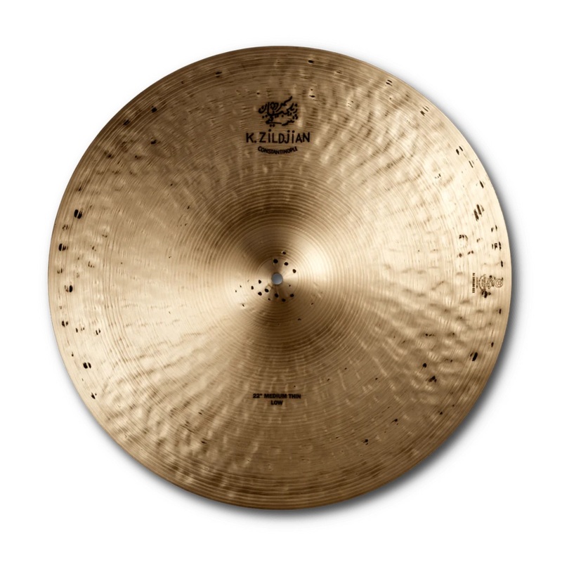 Zildjian 22 K Constantinople Medium Thin Ride Cymbal – Traditional Finish