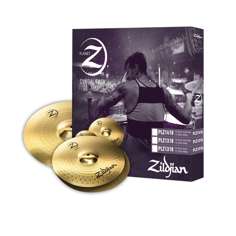 Zildjian Planet Z 13 Hi-Hat, 16 Crash Cymbal Set