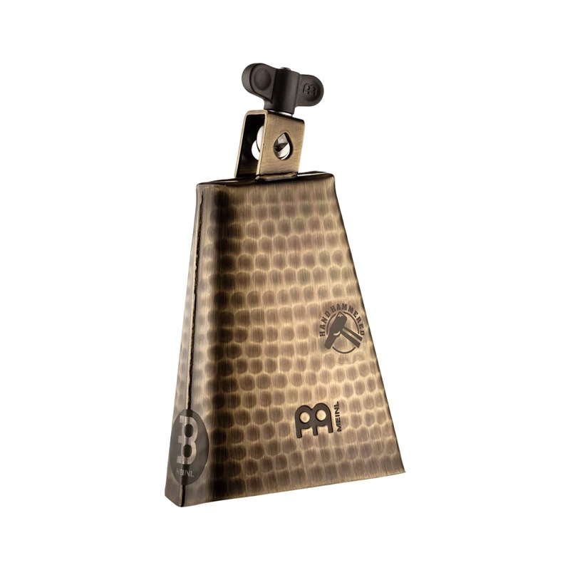 Meinl 6 1/4 Hand Hammered Steel Cowbell – Color Gold Brass Finish