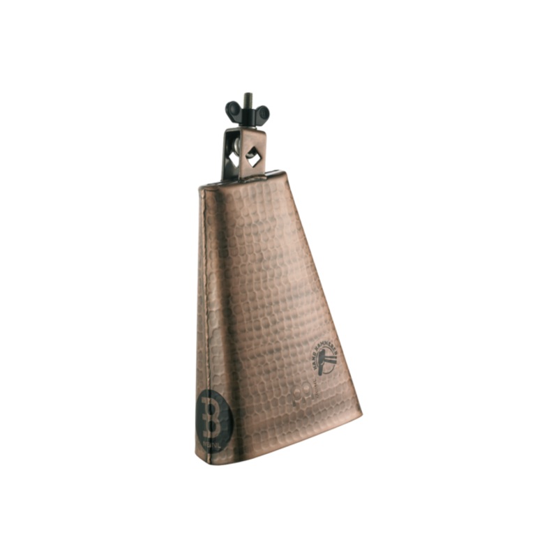 Meinl 8 Big Mouth Hand Hammered Steel Cowbell, Copper Color Finish