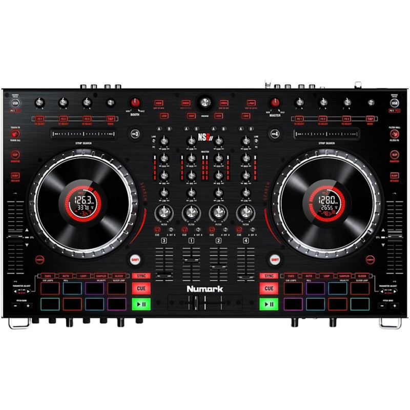 NS6II Premium 4-Channel Serato DJ Controller with Dual USB and HD Color Displays
