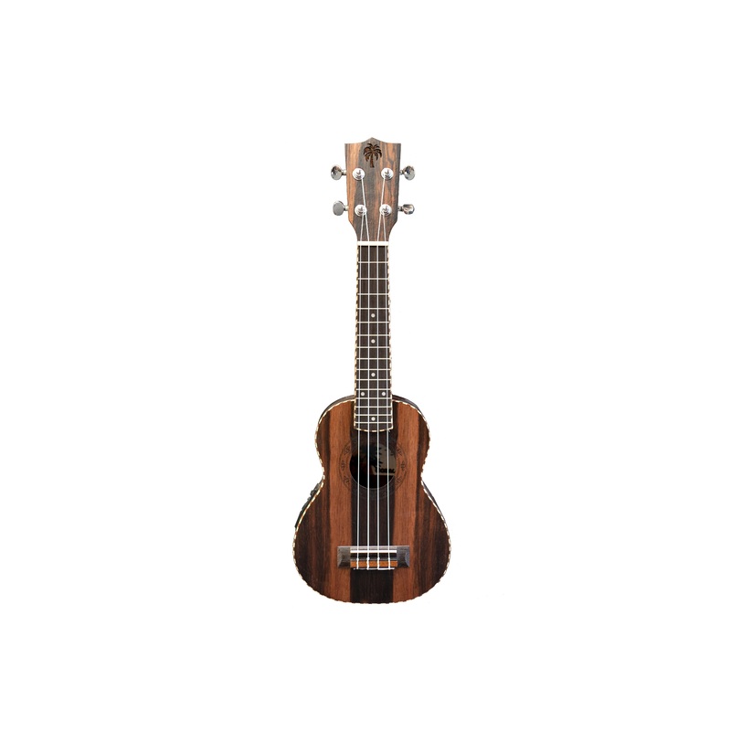 Ookala Soprano Ebony Ukulele w/ pickup