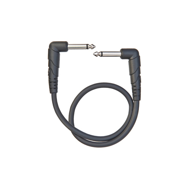 D’Addario Planet Waves Classic Series 1/4 Right Angle Patch Cable 1 ft.