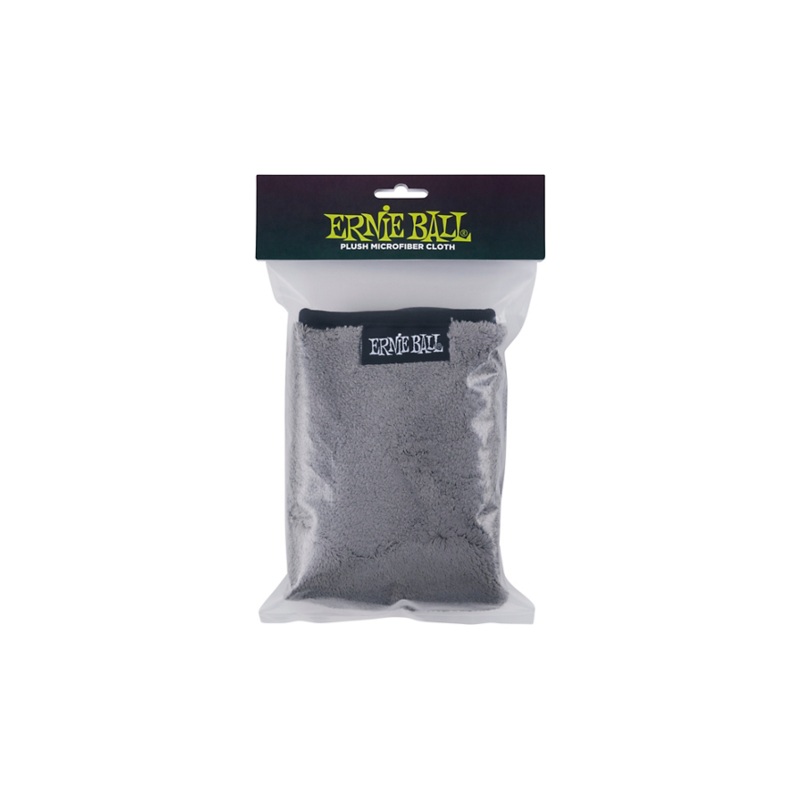 Ernie Ball Ultra-Plush Microfiber Polish Cloth Gray