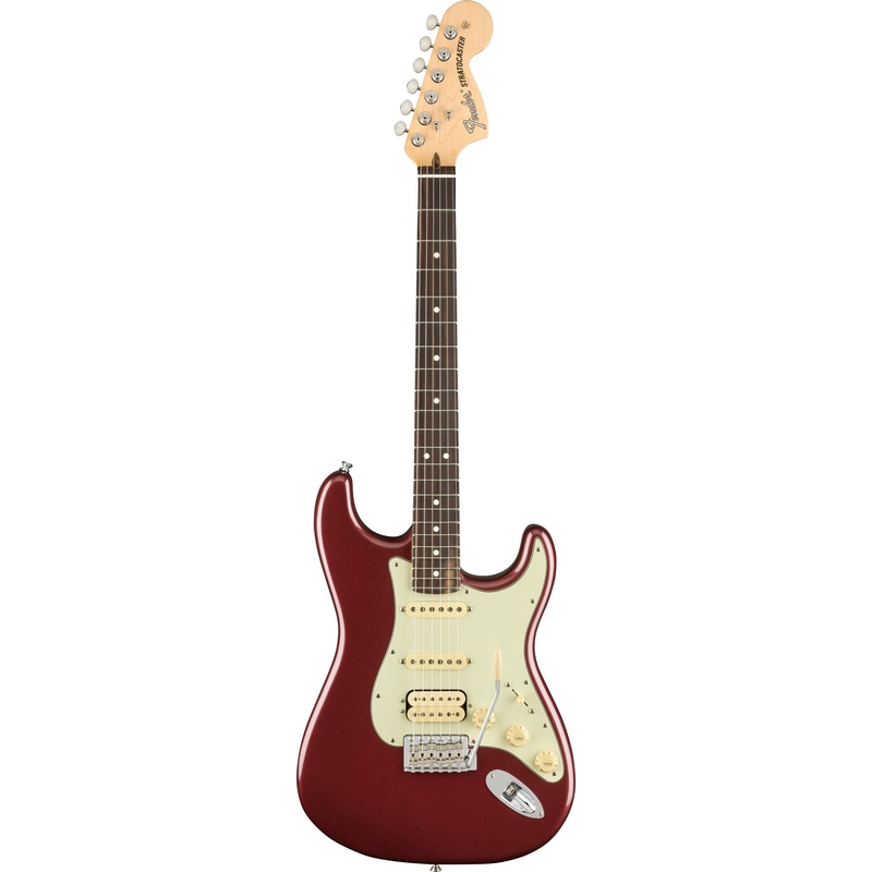 Fender American Performer Stratocaster HSS Electric Guitar – Aubergine