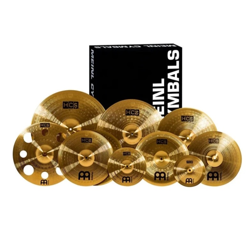 Meinl HCS-SCS1 Ultimate Complete Cymbal Set Pack with FREE 16 Trash Crash