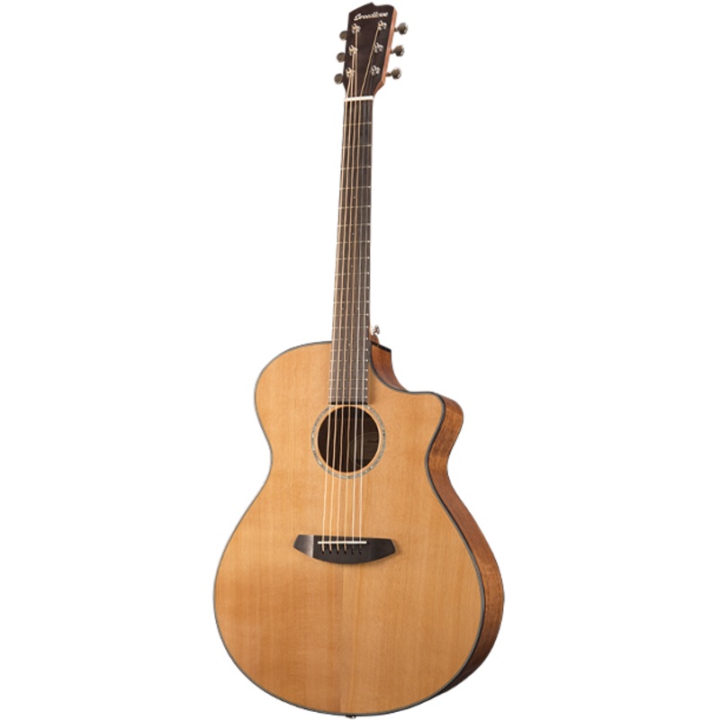 Breedlove Pursuit Concerto CE 6-String Acoustic-Electric Guitar, Fishman USB Pickup – Natural