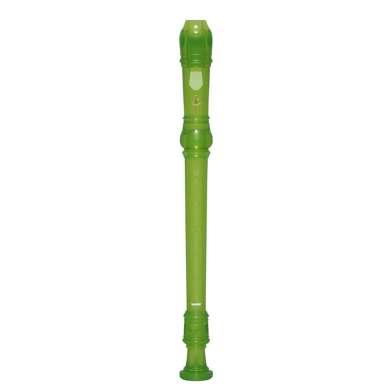 Yamaha YRS-20BG Soprano Translucent Recorder with Baroque Fingering Translucent Green