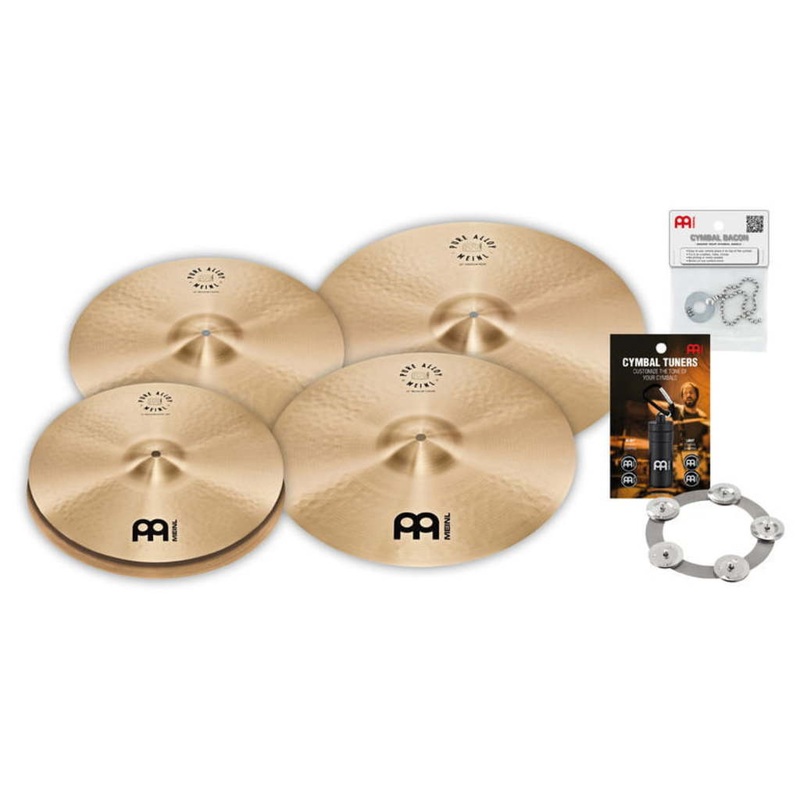 Meinl Cymbal Set Pure Alloy Series, 14 Hi-hat – 16 & 18 Crash – 20 Ride