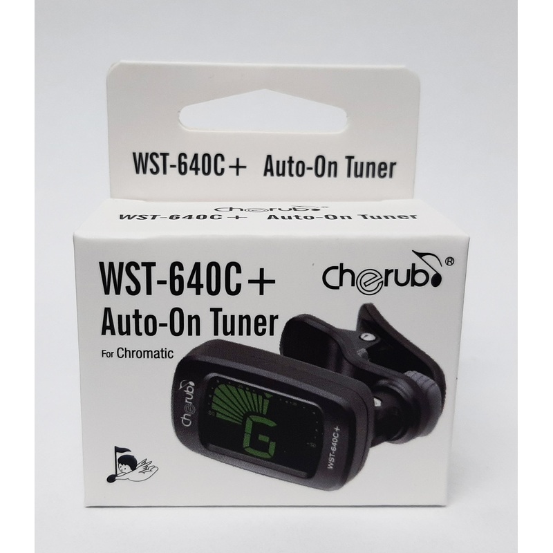 Cherub Clip-On Chromatic Tuner 3 Color Backlit LCD Display