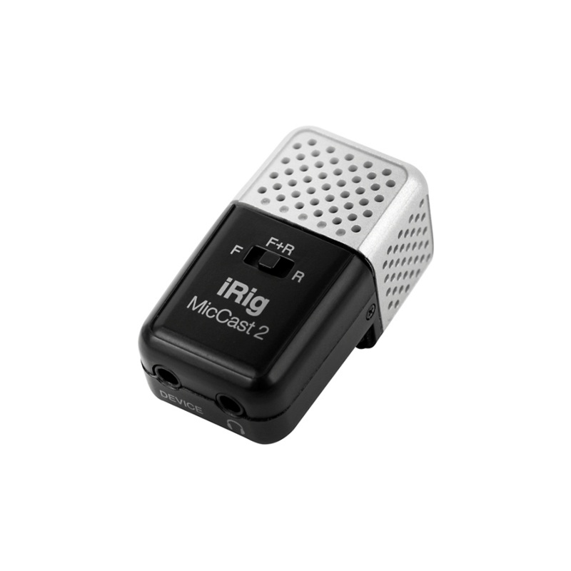 IK Multimedia iRig Mic Cast 2 for iOS, Mac and Select Android Devices