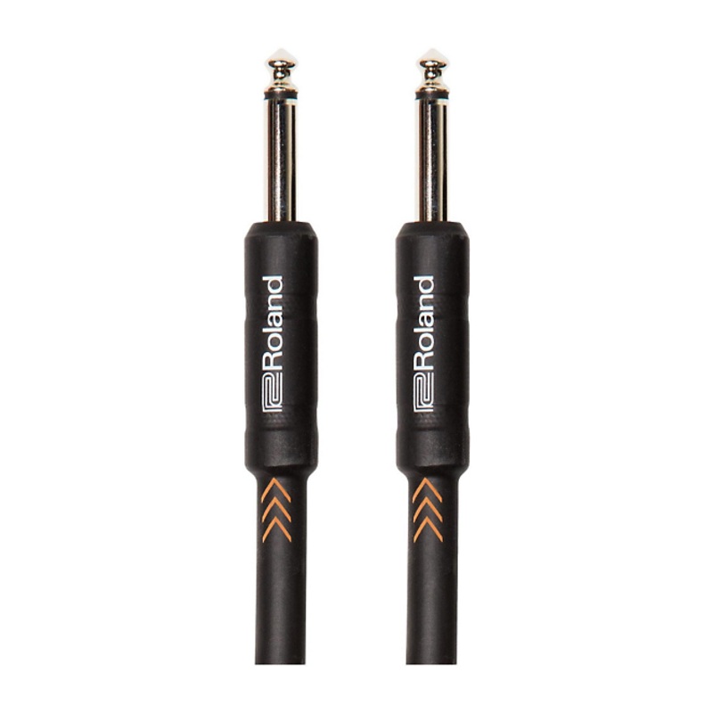 Roland Black Series 1/4 Straight/Straight Instrument Cable 15 ft. Black