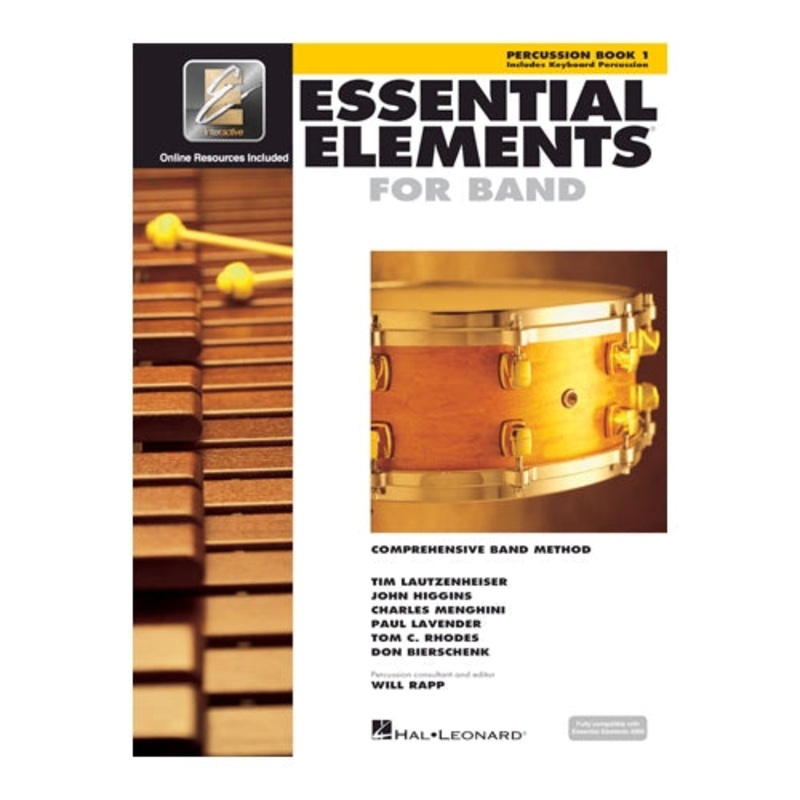 Essential Elements For Band Percussion Book 1 Includes Keyboard percussion