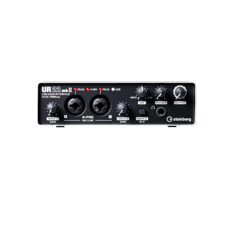 Steinberg UR22mkII – USB 2.0 Audio Interface with Dual Mic Preamps