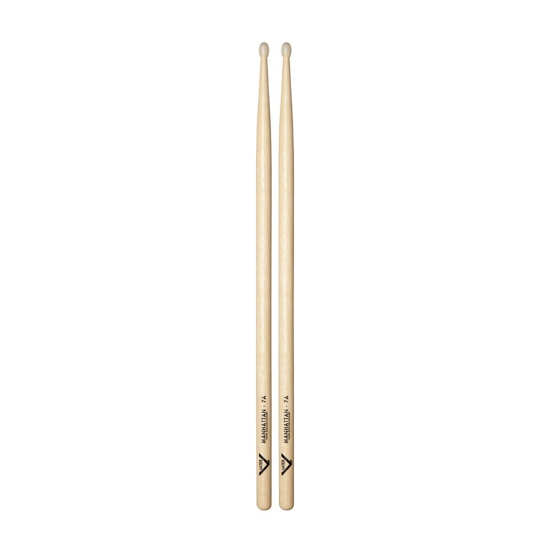 Vater American Hickory 7A Drumsticks Nylon Tip