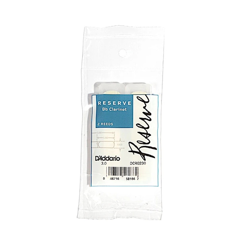 D’Addario DCR0230 Bb Clarinet Reeds 3.0 – 2-Pack