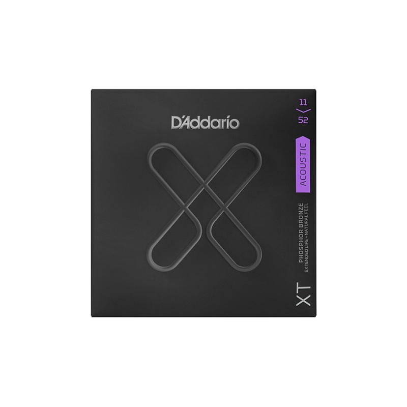 D’Addario XT Acoustic Phosphor Bronze Strings, Custom Light, 11-52