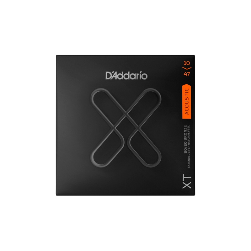 D’Addario XT Acoustic Strings, Extra Light, 10-47 80/20 Bronze