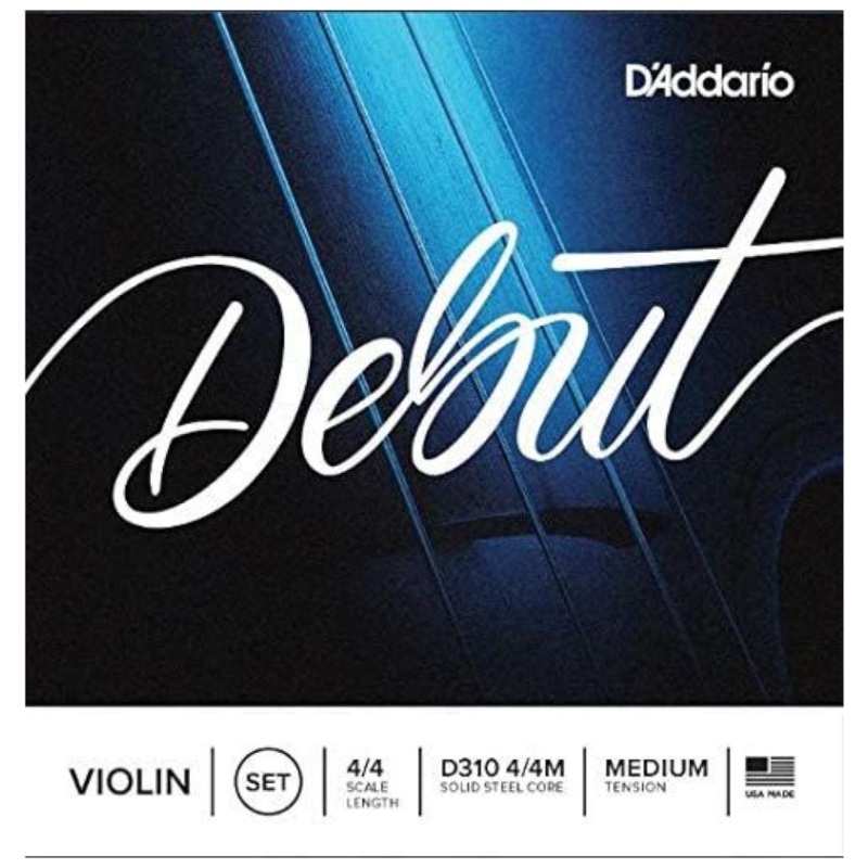 DAddario Debut Violin String D310 4/4  Medium