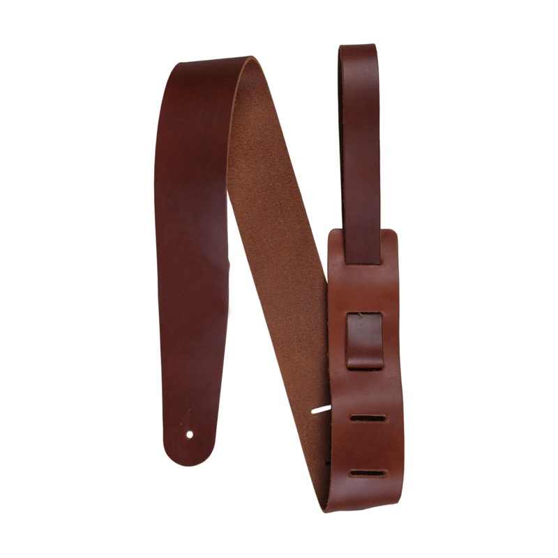 Henry Heller 2 Genuine Cowhide Leather Guitar Strap – Brown
