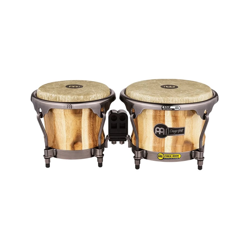 Meinl Percussion Bongo Diego Gal, REMO Heads – 7 + 8 1/2